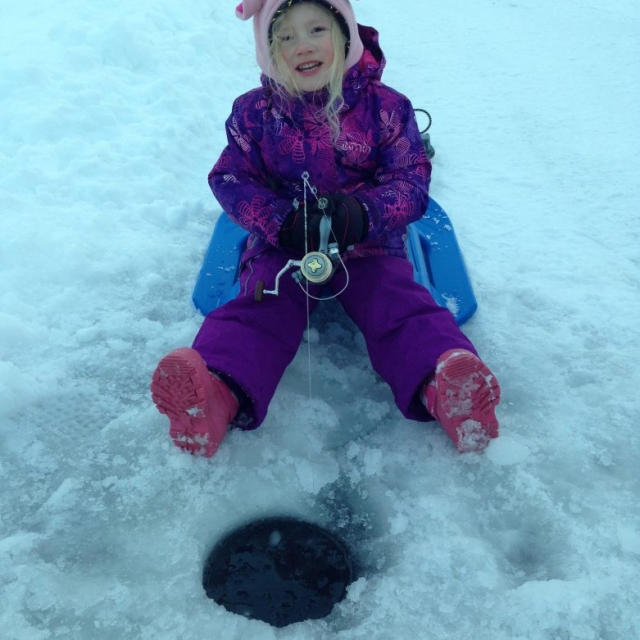 ice fishing