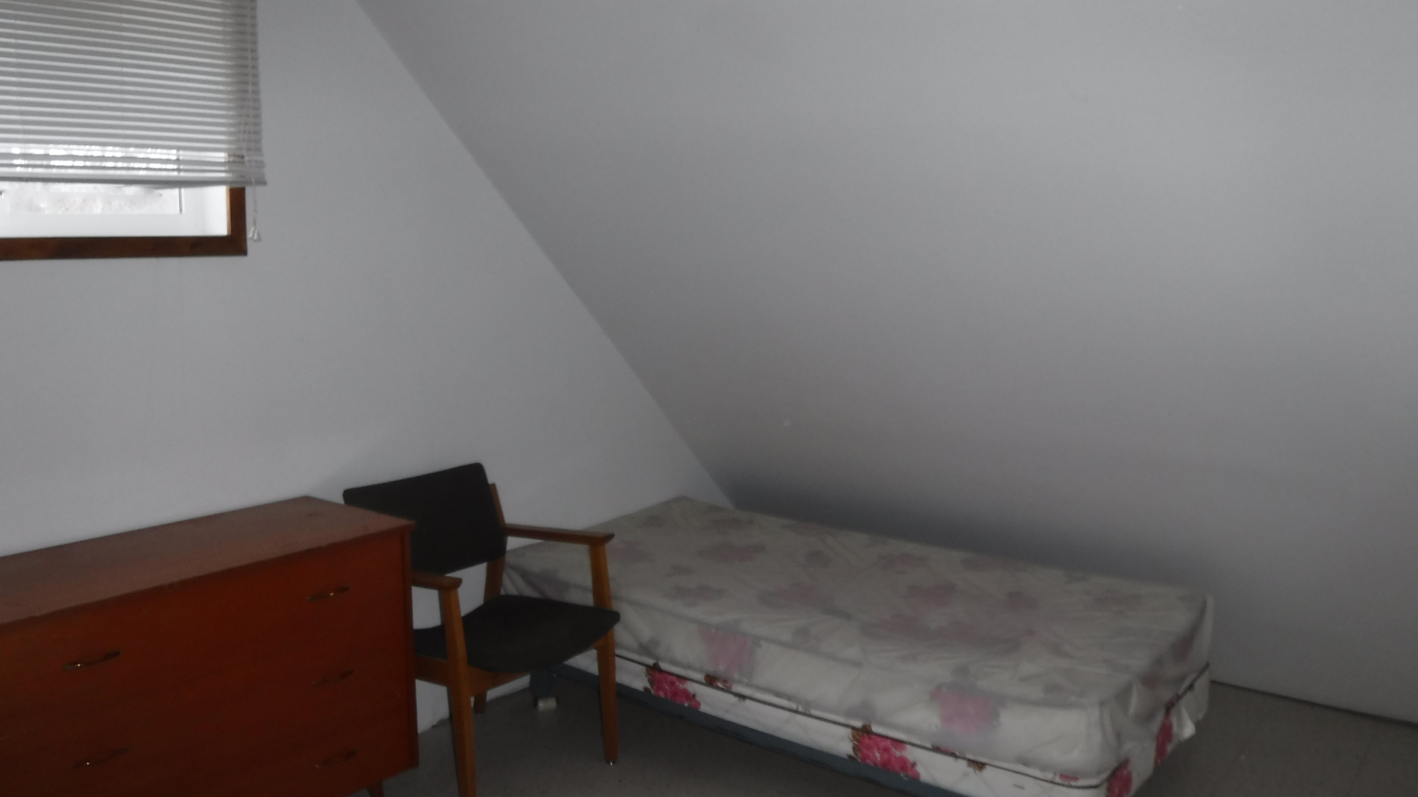 twin bed in loft